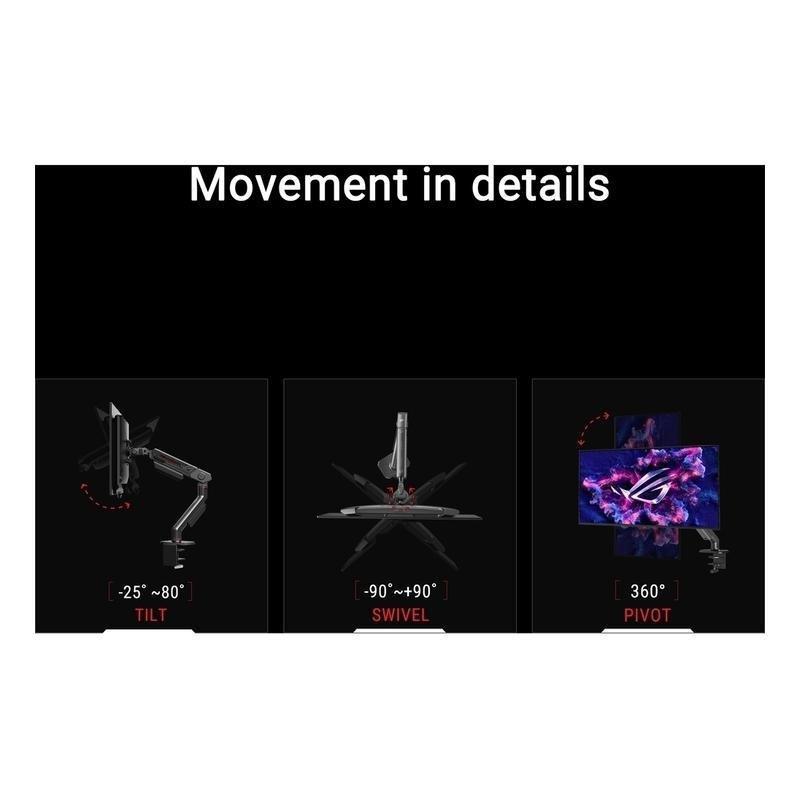 ASUS ROG AAS01 Ergo Monitor Arm, , large image number 4