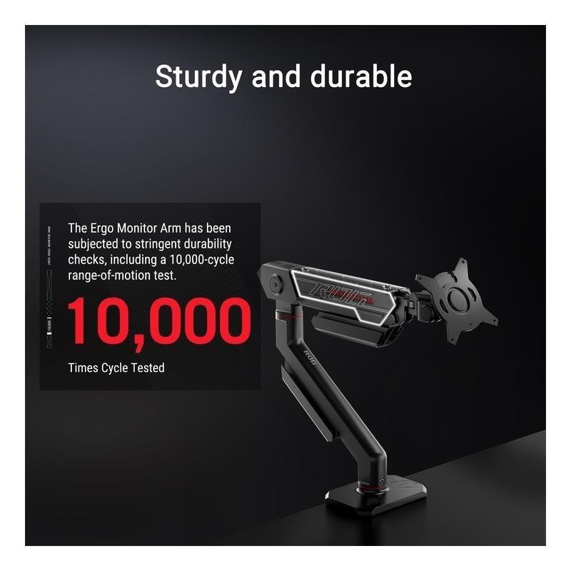 ASUS ROG AAS01 Ergo Monitor Arm, , large image number 5