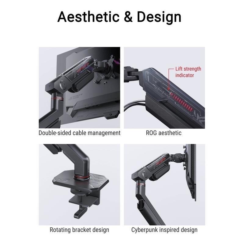 ASUS ROG AAS01 Ergo Monitor Arm, , large image number 6