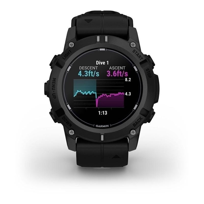 Garmin Descent G2 Dive Computer - Black With Black Band, , large image number 5