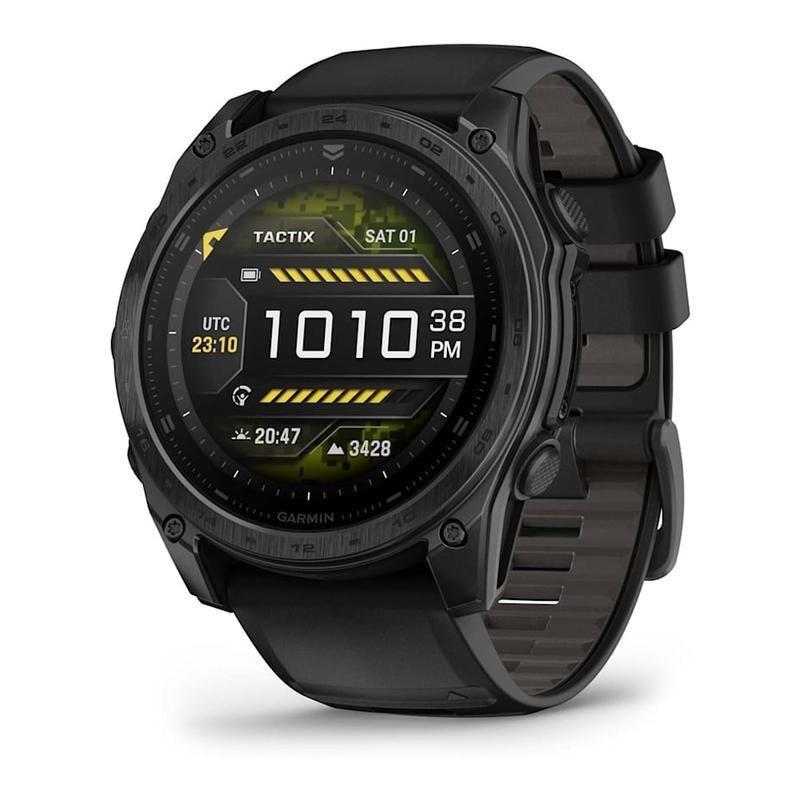 Garmin Tactix 8 51mm Amoled Sapphire Tactical Smartwatch With Applied Ballistics Ultralight Solver - Black DLC Titanum With Tactical Black Nylon Ba..., , medium