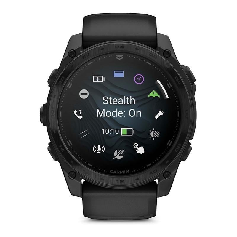 Garmin Tactix 8 51mm Amoled Sapphire Tactical Smartwatch With Applied Ballistics Ultralight Solver - Black DLC Titanum With Tactical Black Nylon Ba..., , large image number 2