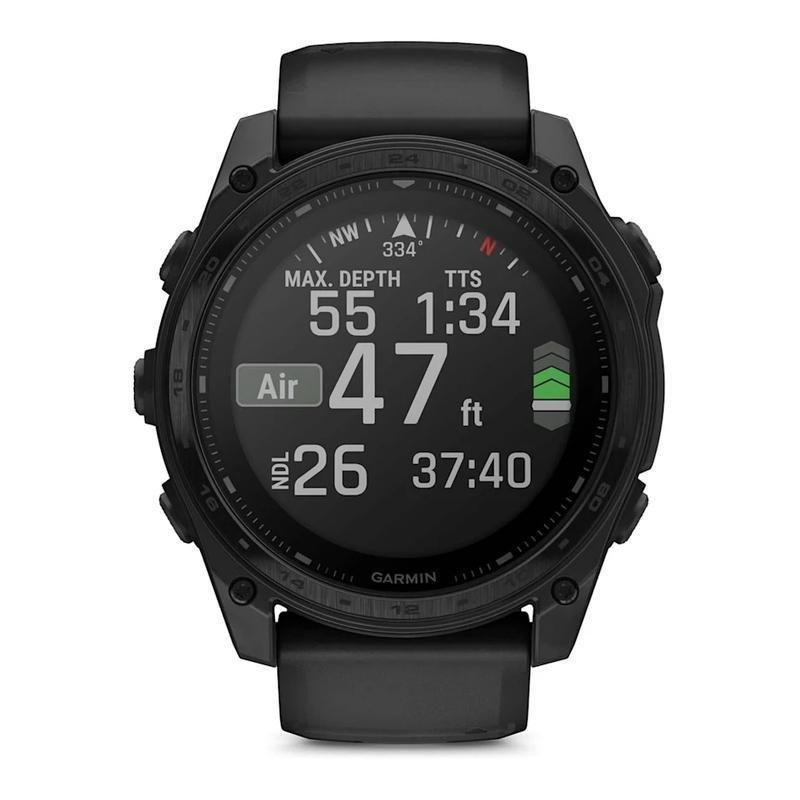 Garmin Tactix 8 51mm Solar Sapphire Tactical Smartwatch With Applied Ballistics Ultralight Solver - Black DLC Titanium With Tactical Black Nylon Ba..., , large image number 3