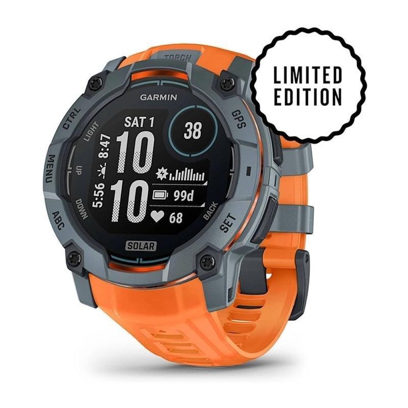 Garmin Instinct 3 GPS Smartwatch - 50mm Solar - Twilight with Solstice Band, , large image number 0