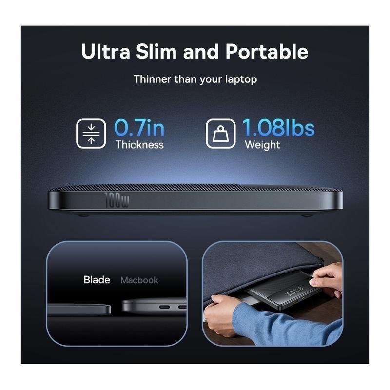 Baseus H1 Power Bank 20000mAh 100W Cosmic - Black, , large image number 2