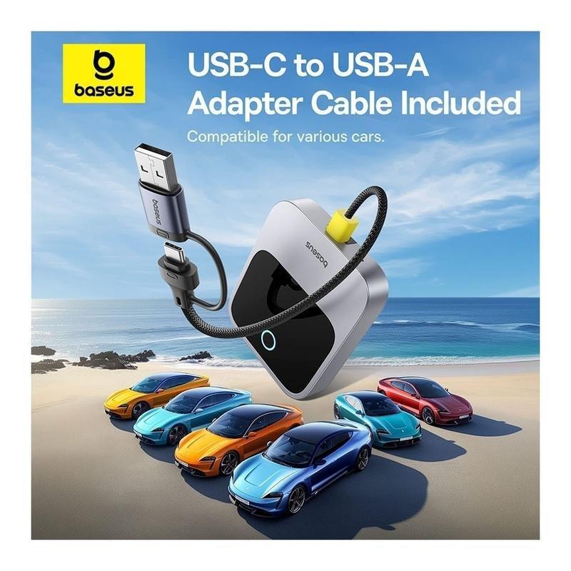 Baseus SafeJourney Wireless CarPlay Adapter - Space Grey, , large image number 4
