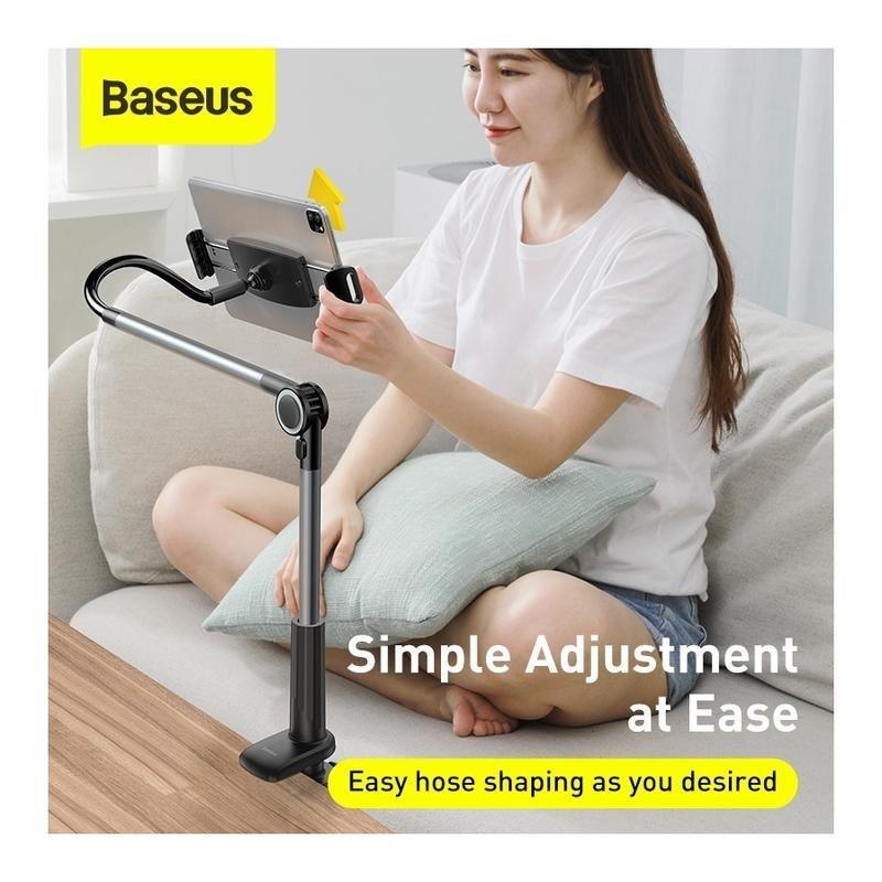 Baseus Otaku Life Adjustable Lazy Holder for Phone/Tablet - Gray, , large image number 1