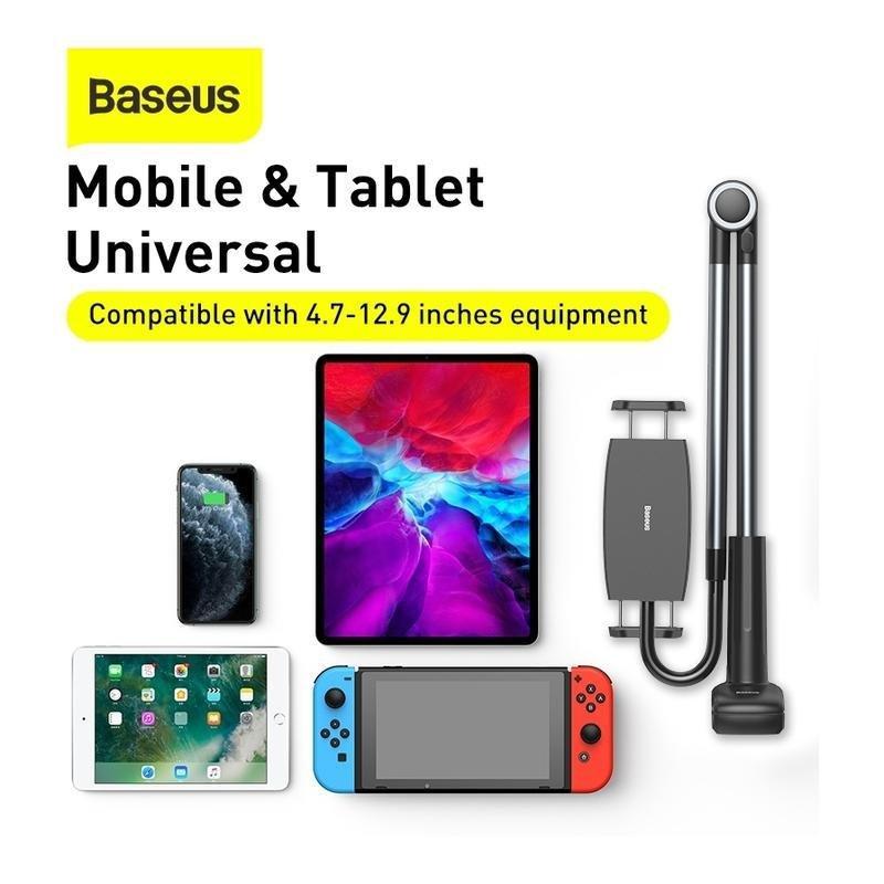 Baseus Otaku Life Adjustable Lazy Holder for Phone/Tablet - Gray, , large image number 3