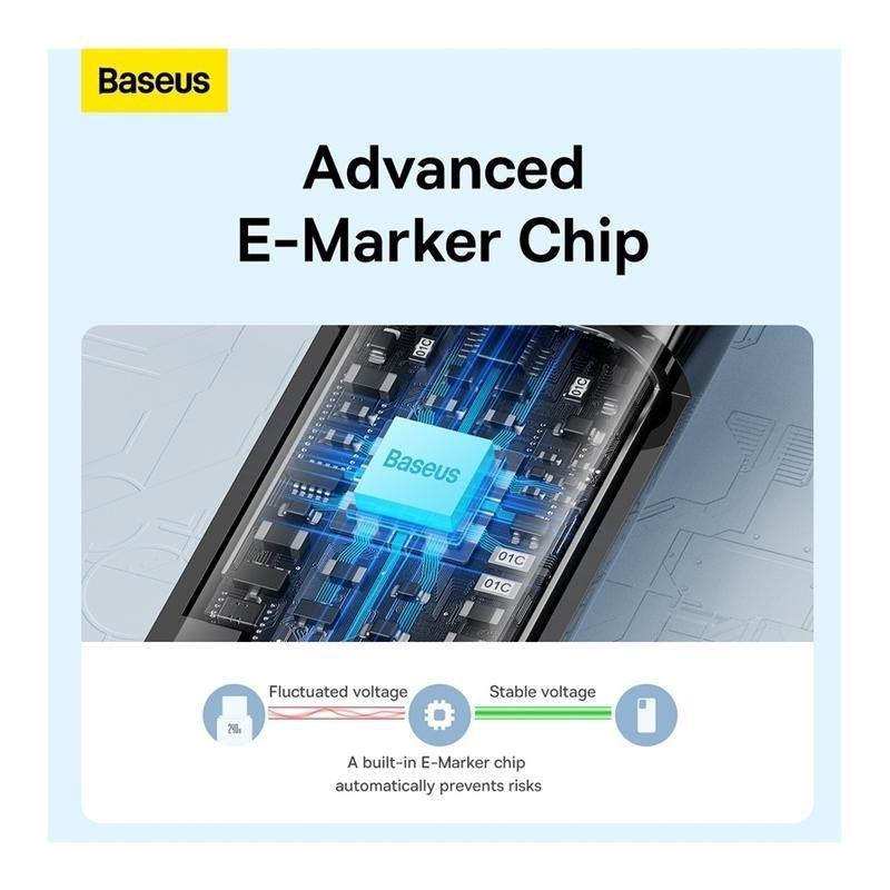 Baseus Tungsten Gold Fast Cable Type-C to Type-C 240W 1m - Black, , large image number 1