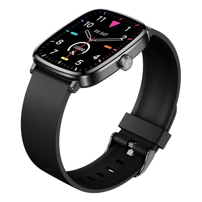 Risync Classic SA10 Amoled Square Smartwatch - Black, , large image number 0