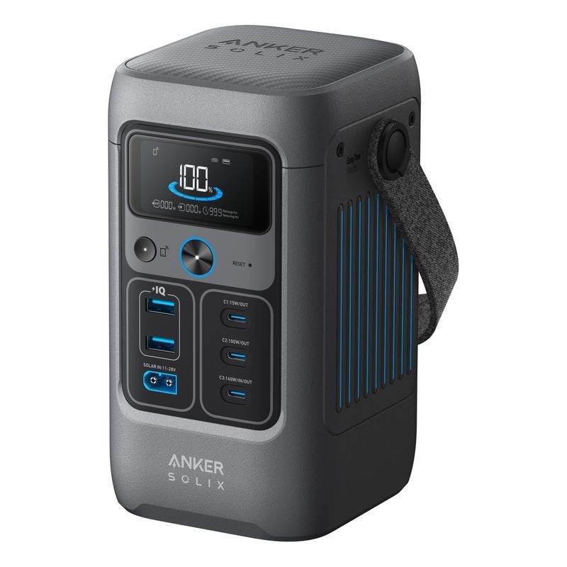 Anker SOLIX C200 DC Portable Power Station - 60000mAh (192Wh) 200W - Gray, , medium