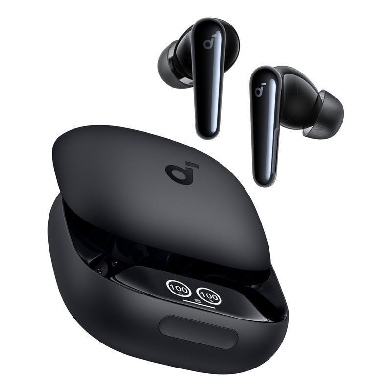 soundcore Liberty 4 Pro Noise Cancelling True-Wireless Earbuds - Black, , large image number 0