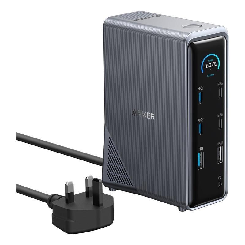 Anker Prime Charging Docking Station (14-in-1 Dual Display 160W) - Gray, , medium