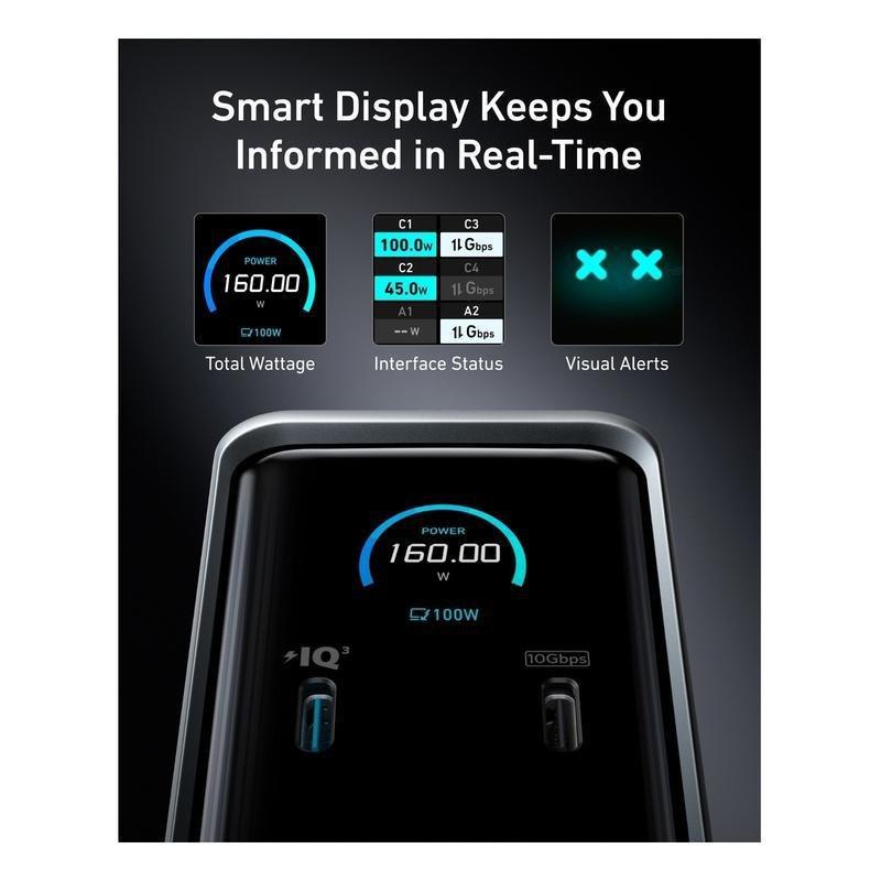 Anker Prime Charging Docking Station (14-in-1 Dual Display 160W) - Gray, , large image number 2