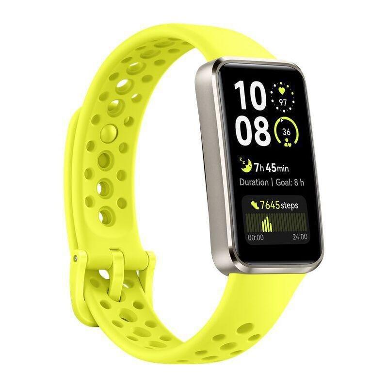 Huawei Band 10 Green Aluminium Case - Green Fluoroelastomer Strap, , large image number 0