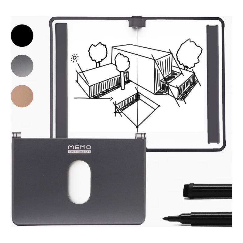 New Things Lab Memo RFID Blocking Whiteboard Wallet - Slate Gray, , large image number 1