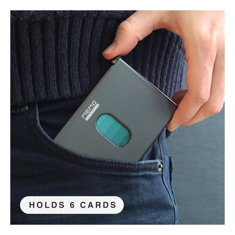 New Things Lab Memo RFID Blocking Whiteboard Wallet - Slate Gray, , large image number 4