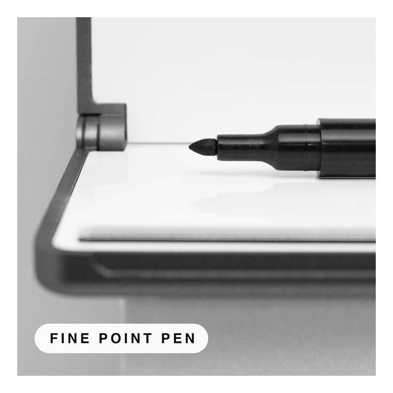 New Things Lab Memo Pen Black Ink With Dry Eraser (Pack Of 4), , large image number 1