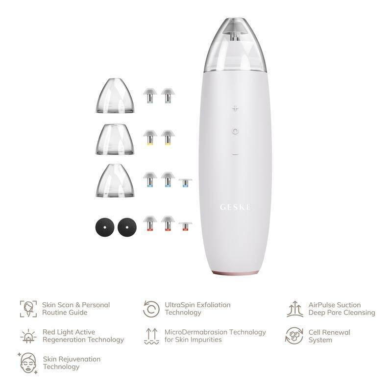GESKE SmartAppGuided MicroDermabrasion Blackhead Remover 7 in 1 - Starlight, , large image number 1