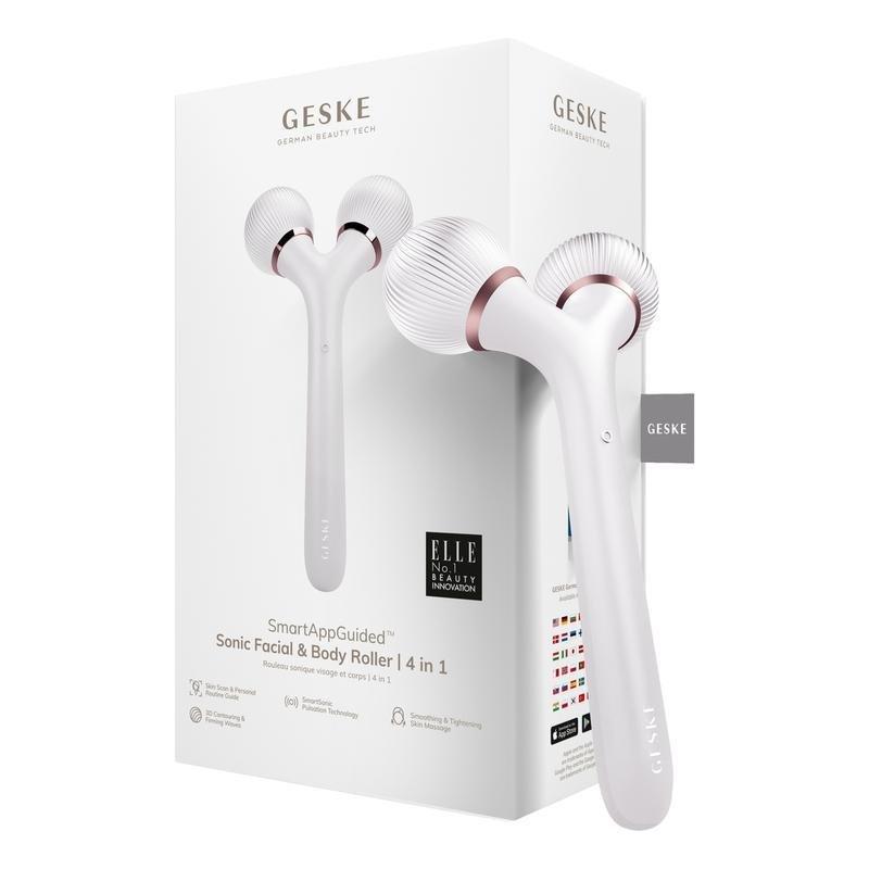 GESKE SmartAppGuided Sonic Facial & Body Roller 4 in 1 - Starlight, , large image number 0