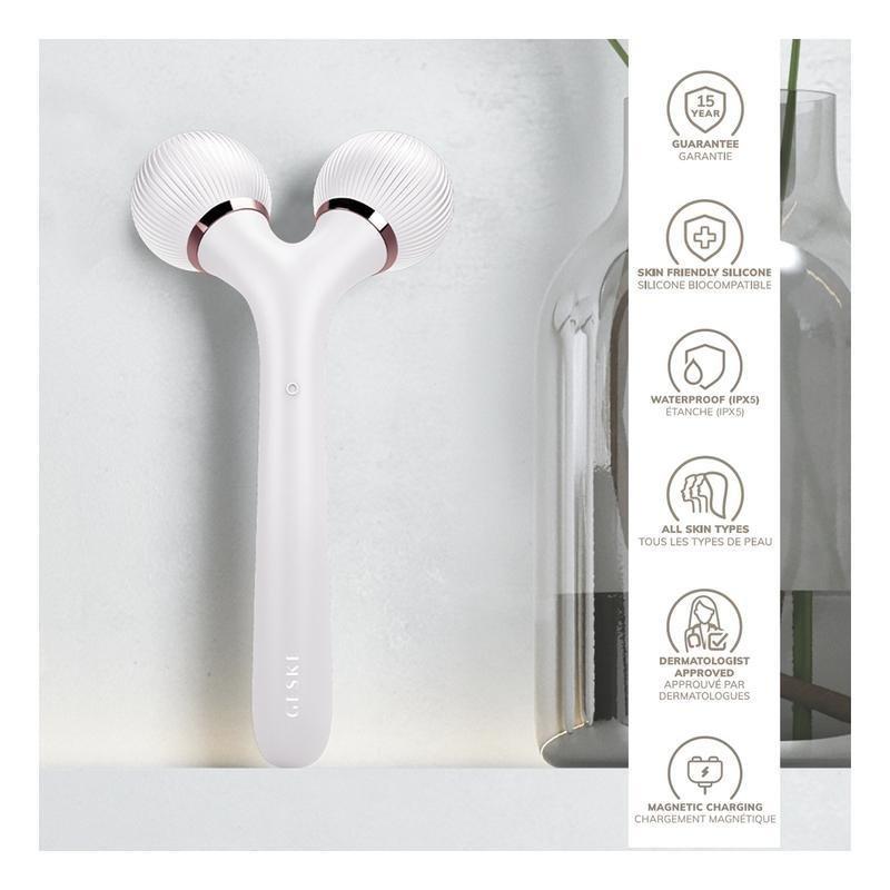 GESKE SmartAppGuided Sonic Facial & Body Roller 4 in 1 - Starlight, , large image number 2