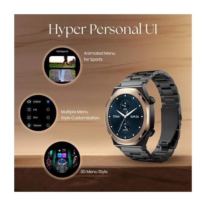 Titan Maestro Smartwatch - Black/Rose Gold, , large image number 3