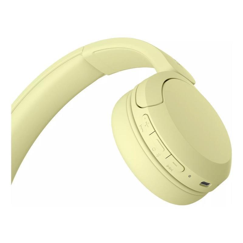 Sony WH-CH520 Bluetooth On-Ear Headphones - Yellow, , large image number 1