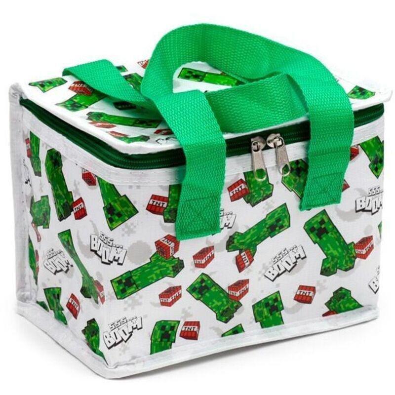Puckator Rpet Cool Bag Lunch Bag - Minecraft Creeper & Tnt, , large image number 0