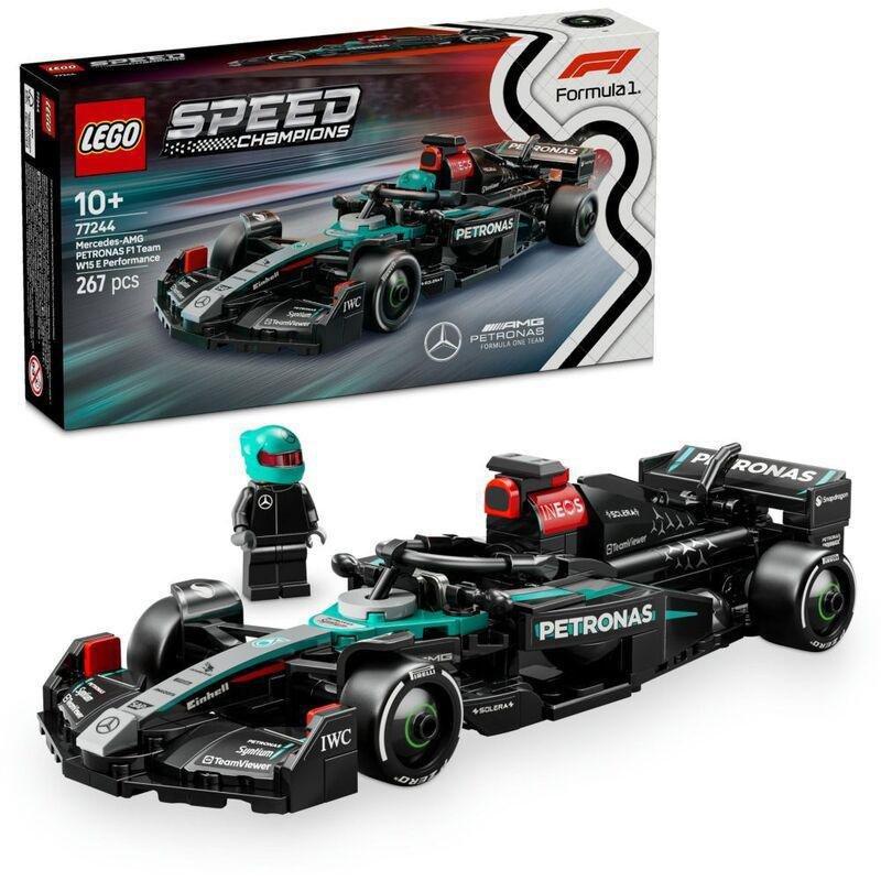 LEGO Speed Champions F1 Mercedes-Amg Petronas Team W15 E Performance Race Car 77244 (267 Pieces), , large image number 0