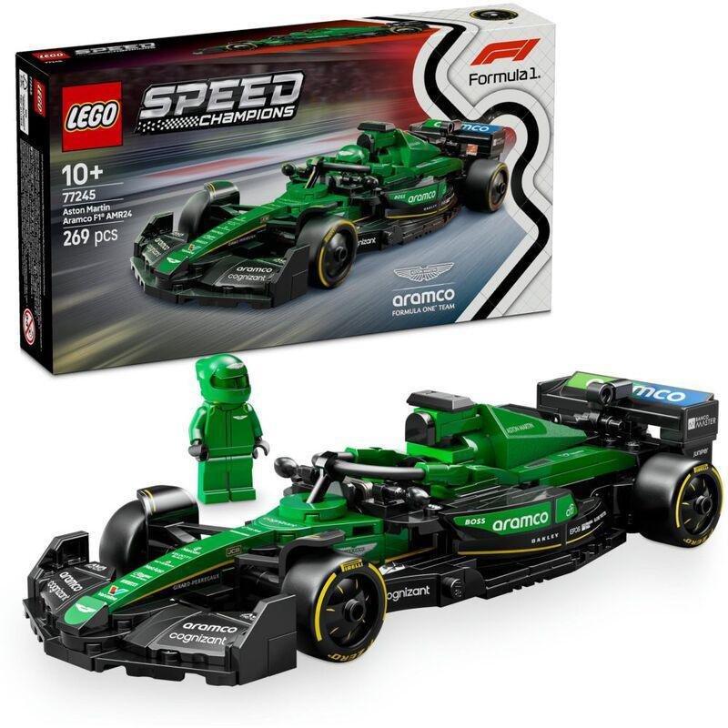 LEGO Speed Champions F1 Aston Martin Aramco AMR24 Race Car 77245 (269 Pieces), , medium