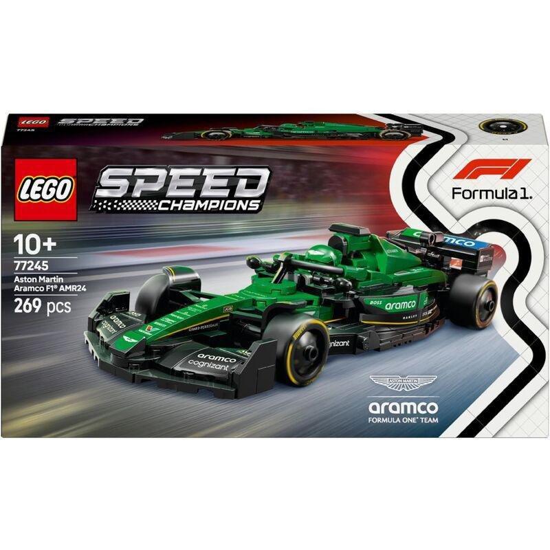 LEGO Speed Champions F1 Aston Martin Aramco AMR24 Race Car 77245 (269 Pieces), , large image number 2