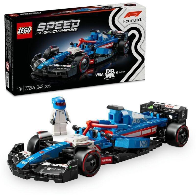 LEGO Speed Champions F1 Visa Cash App RB Vcarb 01 Race Car 77246 (248 Pieces), , medium