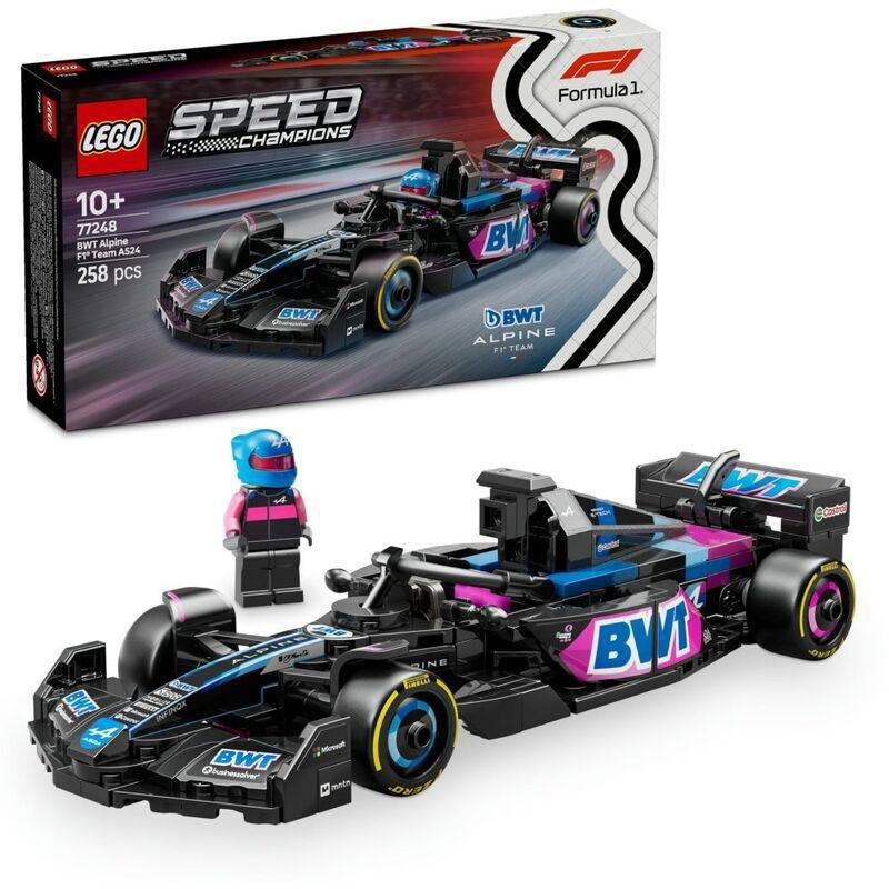 LEGO Speed Champions F1 BWT Alpine Team A524 Race Car 77248 (258 Pieces), , medium