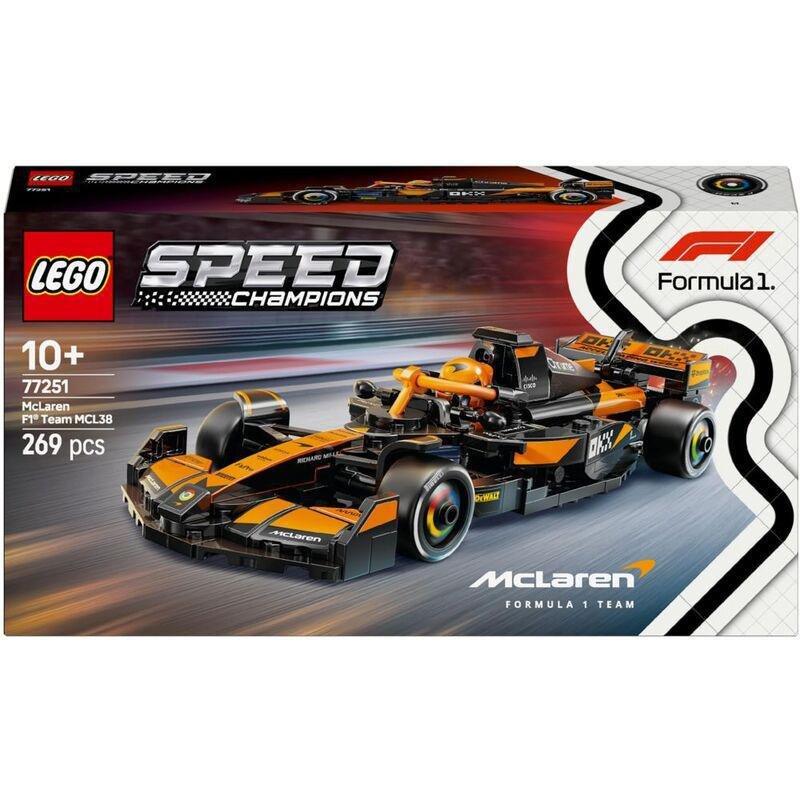 LEGO Speed Champions F1 Mclaren Team MCL38 Race Car 77251 (269 Pieces), , large image number 1