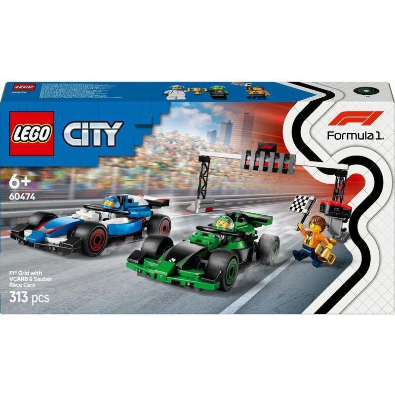 LEGO City F1 Grid With Vcarb And Sauber Race Cars 60474 (313 Pieces), , medium