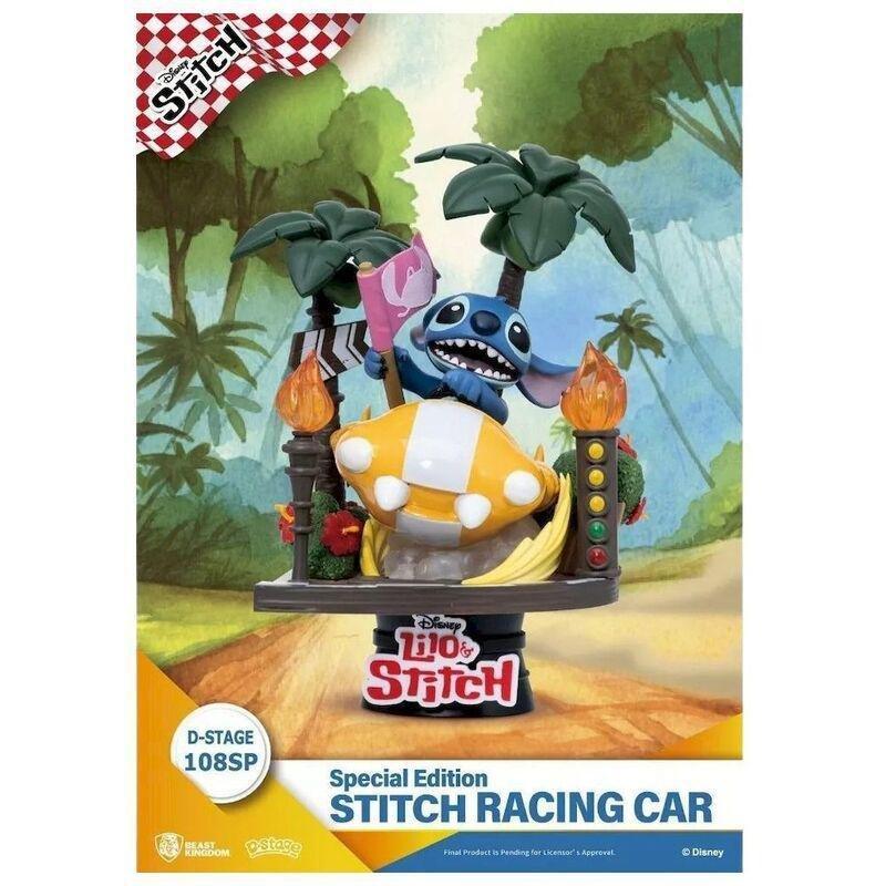 Beast Kingdom D-Stage Disney Lilo & Stitch Stitch Racing Car Special Edition 6-Inch Figure, , large image number 0