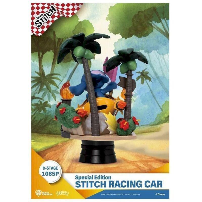 Beast Kingdom D-Stage Disney Lilo & Stitch Stitch Racing Car Special Edition 6-Inch Figure, , large image number 1