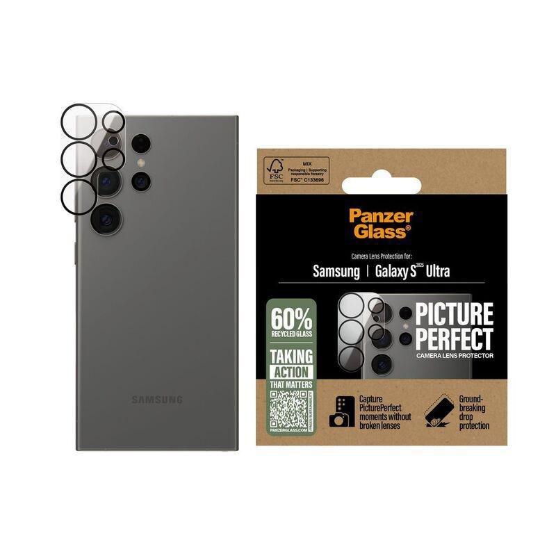 Panzer Glass Samsung Galaxy S25 Ultra Camera Lens Protector - Picture Perfect, , large image number 2
