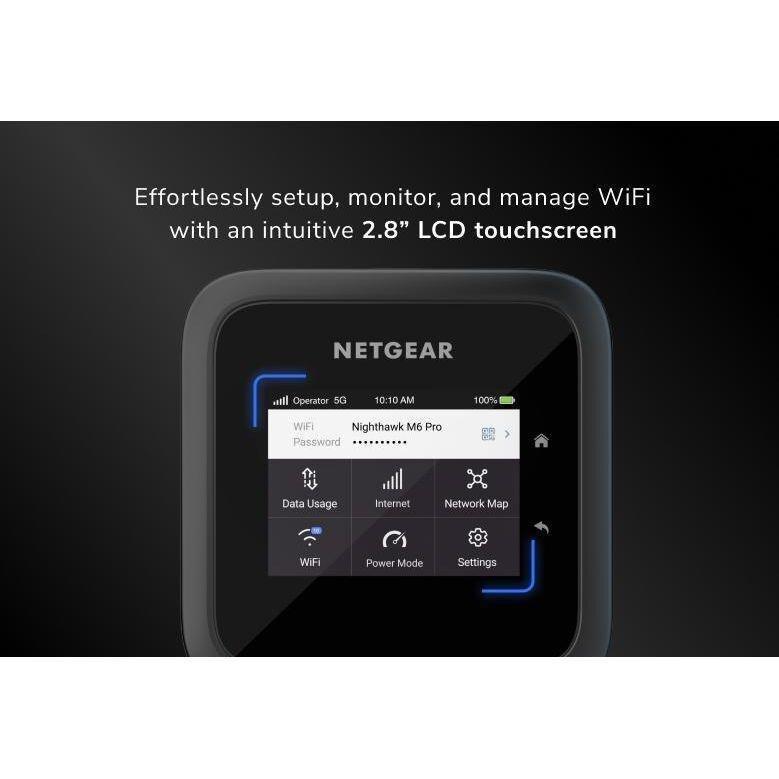 Netgear Nighthawk M6 Pro 5G Up To 8Gbps Mmwave Wi-Fi 6E Mobile Hotspot Router, , large image number 2