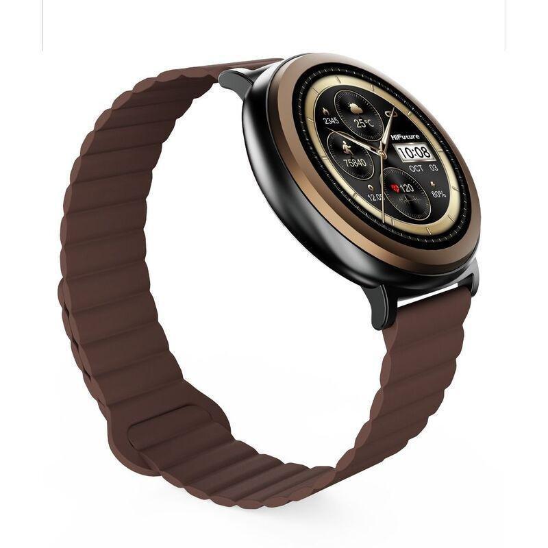 HiFuture Aurora AMOLED 1.43-Inch Bluetooth Calling Smartwatch - Brown, , large image number 0