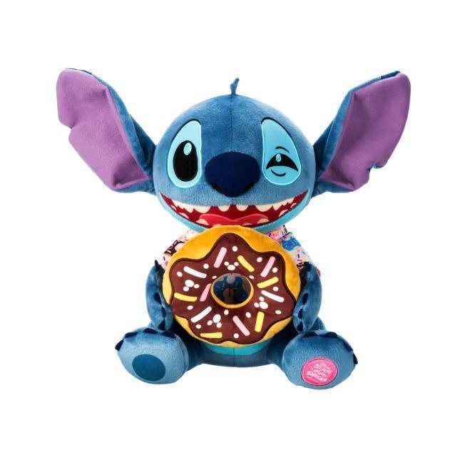 Disney Stitch Attacks Snacks Plush Toy - Donut, , large image number 0