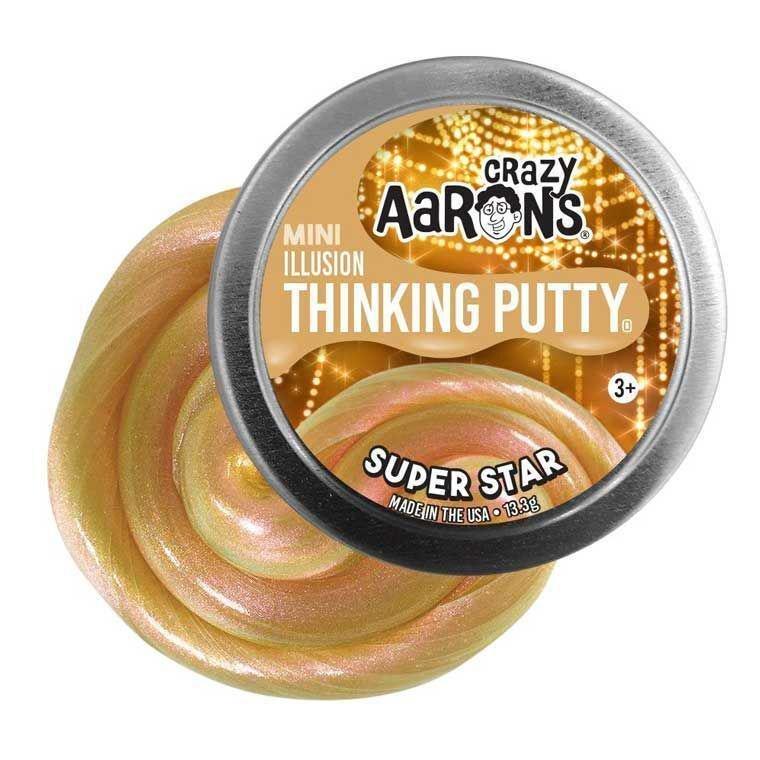 Crazy Aaron's Thinking Putty Mini Tin - Super Star, , large image number 0