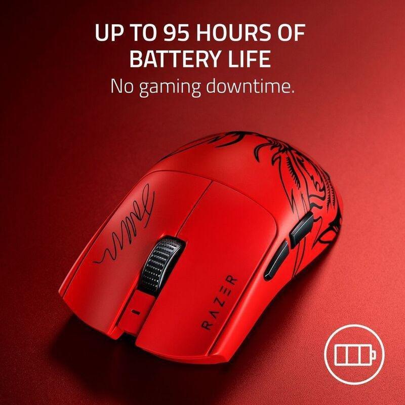 Razer Viper V3 Pro Faker Edition Ultra-Lightweight Wireless Symmetrical E-Sports Gaming Mouse - Red, , large image number 4