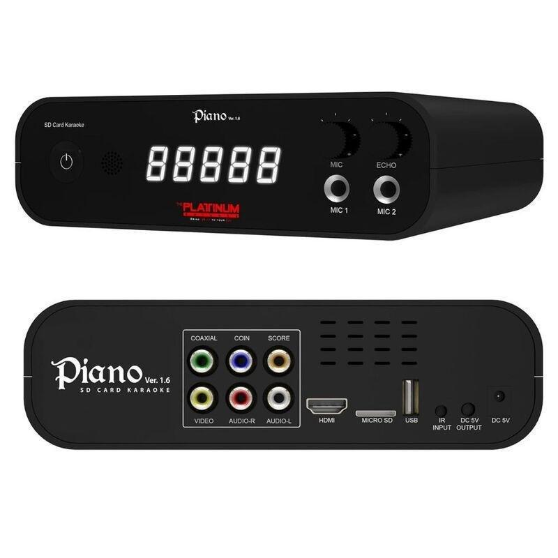 Platinum Karaoke Piano Karaoke Player With 1 Corded Microphone (Bundle), , large image number 1