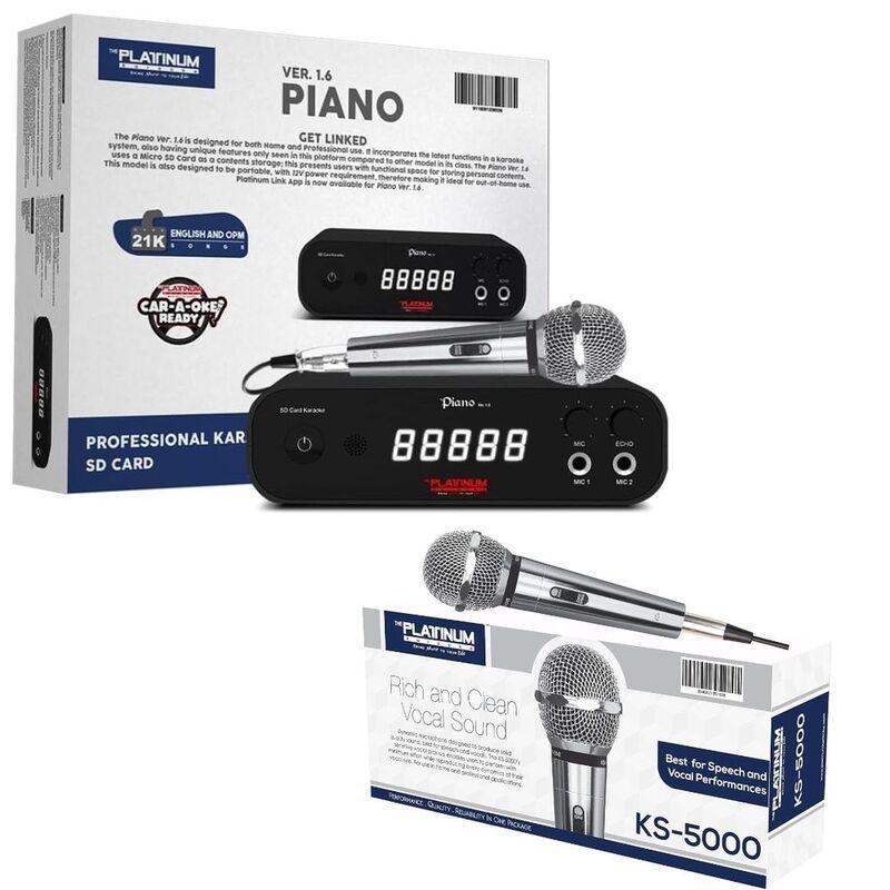 Platinum Karaoke Piano Karaoke Player With 1 Corded Microphone (Bundle), , large image number 3