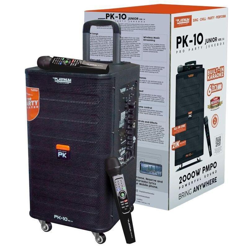 Platinum Karaoke PK10 Karaoke Trolly Speaker, , large image number 4