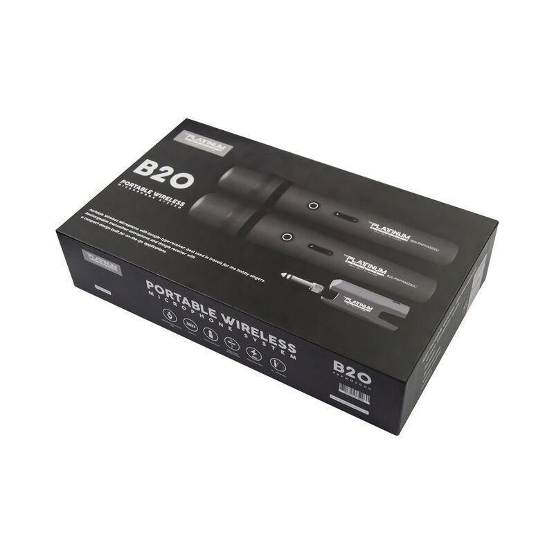 Platinum Karaoke B20 Portable Dual Wireless Microphone, , large image number 1