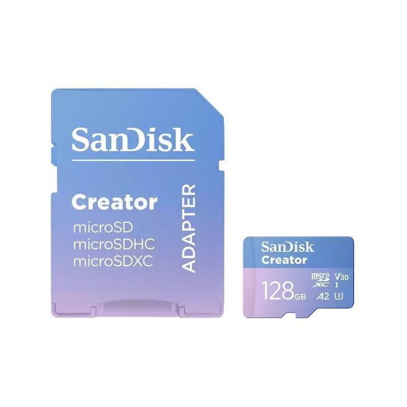 Sandisk Creator Micro SD Card Adapter 128GB, , large image number 1