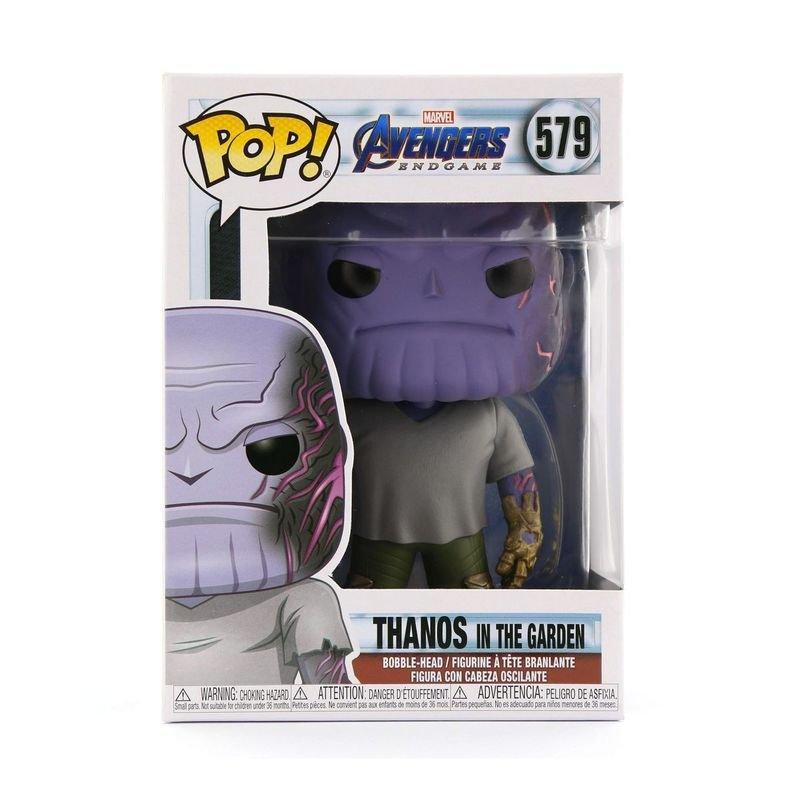 Funko Pop Marvel Endgame Casual Thanos with Gauntlet Vinyl Figure, , large image number 1