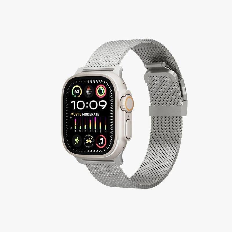 Levelo Ferra Milanese Watch Strap - Titanium, , medium